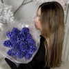 Букет из синих гиацинтов — ароматный, весенний букет
